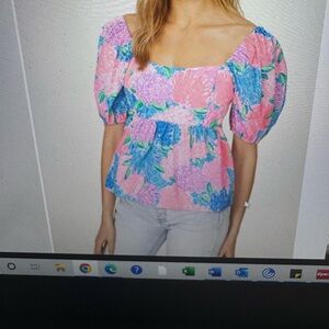 Lilly Pulitzer Kay Babydoll Top